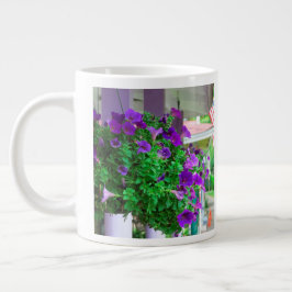 Purple Flowers - Martha's Vineyard Jumbo-Tasse