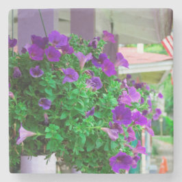 Purple Flowers - Martha's Vineyard Steinuntersetzer