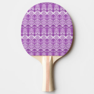Purple Flowers Ping Pong Paddle Geblüht Tischtennis Schläger