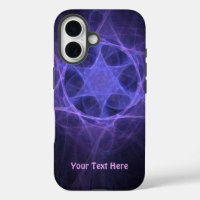 Purple Fractal Star of David