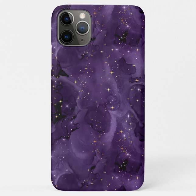 Purple Galaxy Series Design 8 Case-Mate iPhone Hülle (Rückseite)