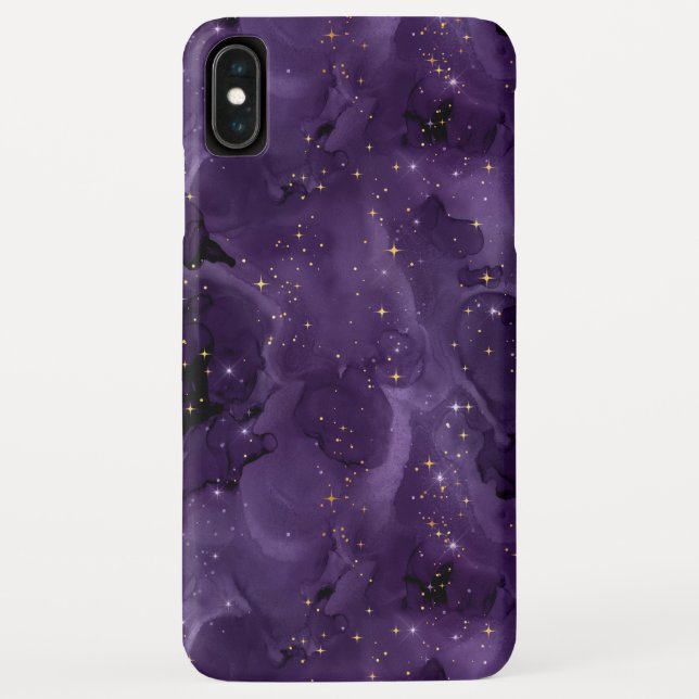 Purple Galaxy Series Design 8 Case-Mate iPhone Hülle (Rückseite)