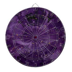 Purple Galaxy Series Design 8 Dartscheibe