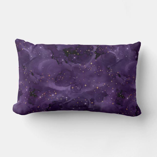 Purple Galaxy Series Design 8 Lendenkissen (Vorderseite)