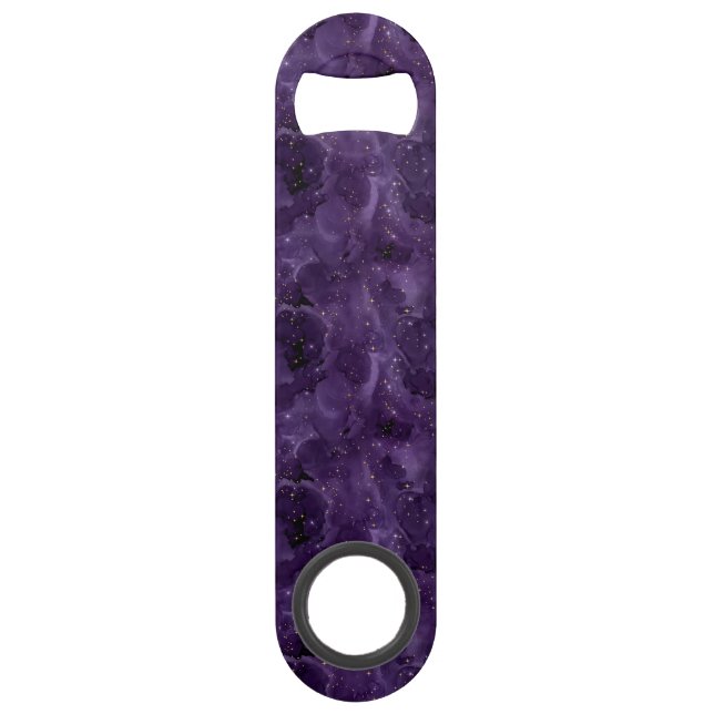 Purple Galaxy Series Design 8 Speed Flaschenöffner (Vorderseite)
