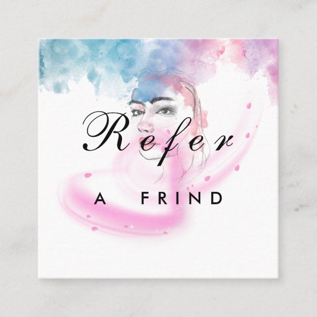 Purple Glitter Luxury Drip Salon Rabattkarte (Vorderseite)