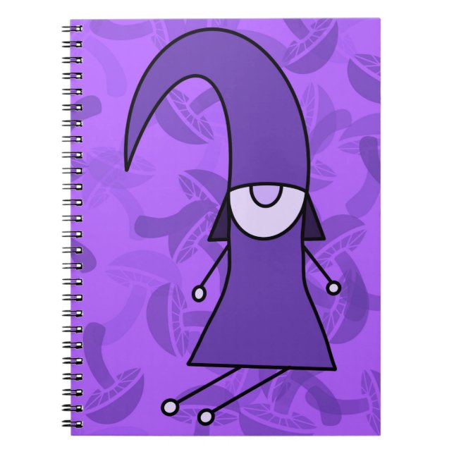 Purple Gnome Notizblock (Vorderseite)
