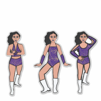 Purple Gold Dots #2 Aufkleber