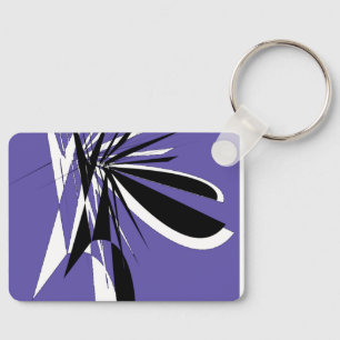 purple graphic keychain / Grafikschlüsselanhänger Schlüsselanhänger
