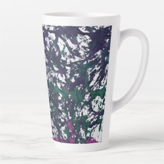 Purple, Green, Pink, Marble Artwork Milchtasse