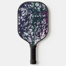 Purple, Green, Pink, Marble Artwork Pickleball Schläger