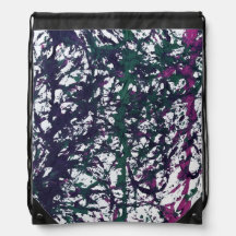 Purple, Green, Pink, Marble Artwork