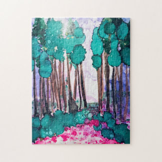 Purple Haze with Pines Puzzle