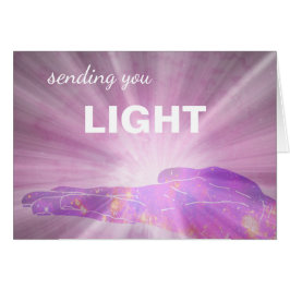 * Purple Healing Energy Sending Light