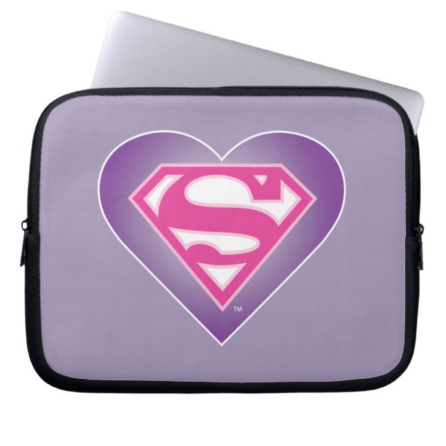 Purple Heart S-Shield Laptopschutzhülle (Vorderseite)