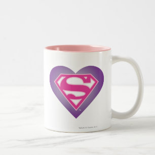 Purple Heart S-Shield Zweifarbige Tasse