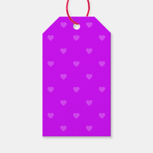 Purple Hearts Geschenkanhänger (Vorderseite)