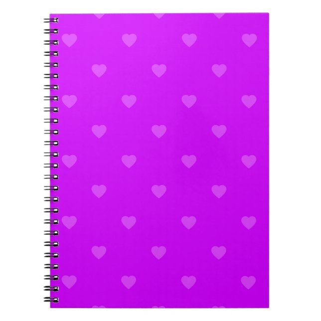Purple Hearts Notizblock (Vorderseite)