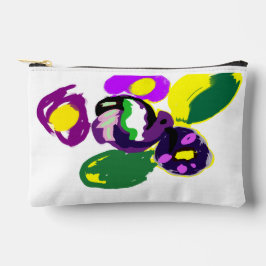 Purple hummingbird and flowers  zubehörtasche