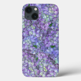 Purple hydrangea flowers Case-Mate iPhone hülle
