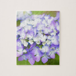 Purple hydrangea | greeting | mothersday | puzzle