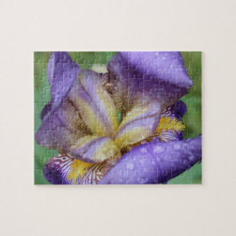 Purple Iris (Iris Germanica) Puzzle