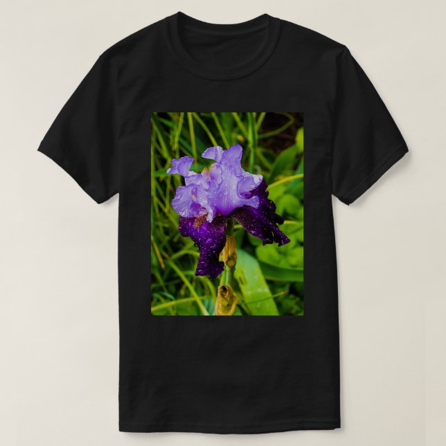 Purple Iris T-Shirt (Design vorne)