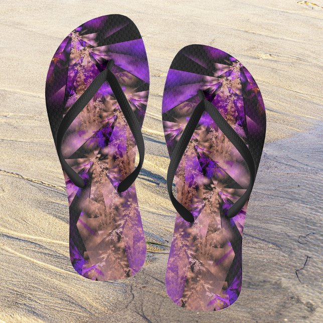Purple leaves flip flops (Von Creator hochgeladen)