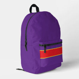 Purple Major Bedruckter Rucksack