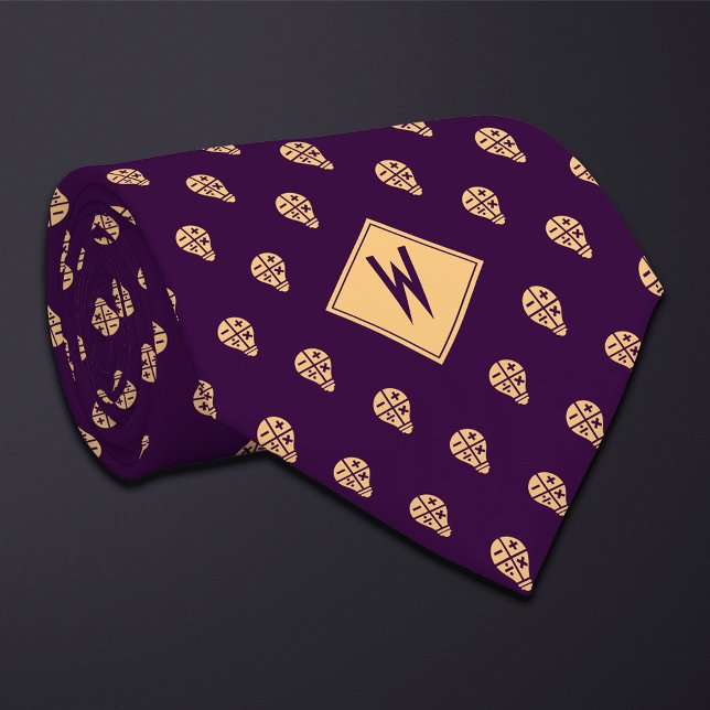 Purple Math Teacher Arithmetic Krawatte (Von Creator hochgeladen)