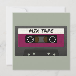 Purple Mix-Tape - Retro-Geschenk im Stil der 80er