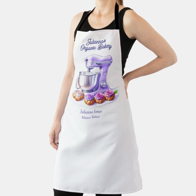 Purple Mixer Bread Bakery Pastry Chef  Schürze (InSitu)
