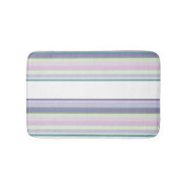 Purple, Neptune, sea green, and Lavender stripes Badematte