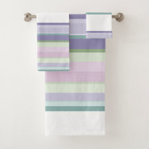 Purple, Neptune, sea green, and Lavender stripes