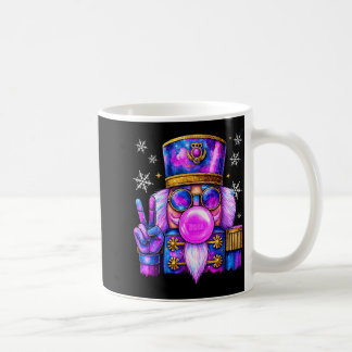 Purple Nutcracker Blowing Bubble Gum Cute Christma Kaffeetasse