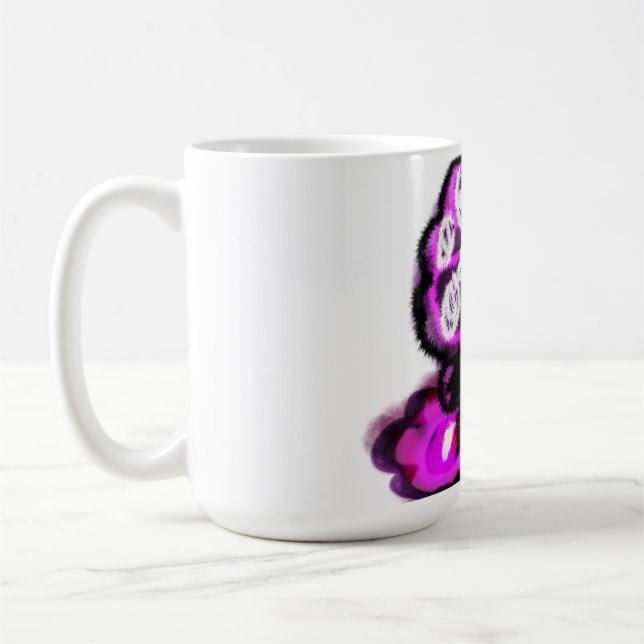 Purple peacock kaffeetasse (Links)