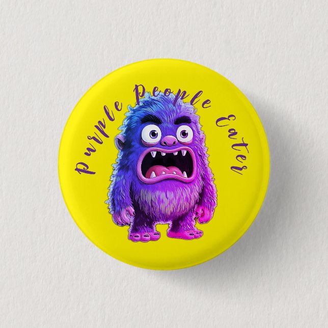 PURPLE PEOPLE EATER BUTTON (Vorderseite)