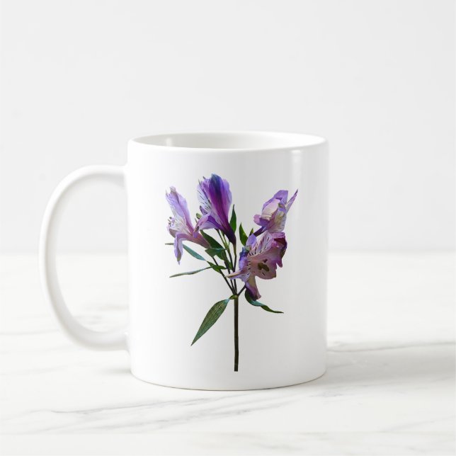 Purple Peruvian Lily Kaffeetasse (Links)