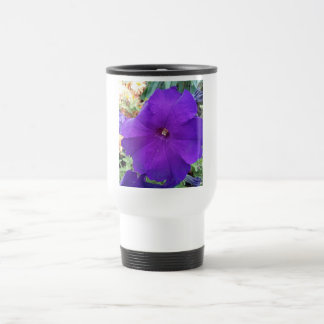 Purple Petunia Travel Mug Reisebecher