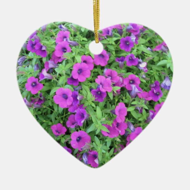 Purple Petunias Ornament (Vorne)