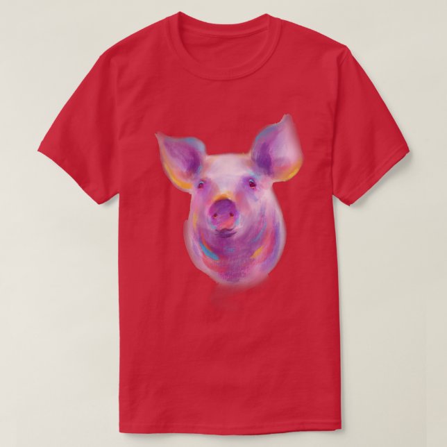 Purple Piglet  T-Shirt (Design vorne)
