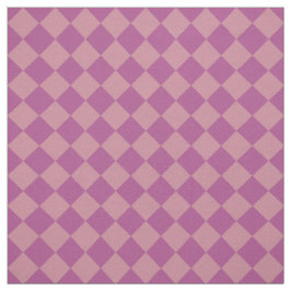 Purple Pink Checker Diamond Pattern Stoff