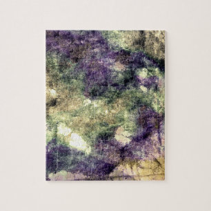 Purple pink green black colourful abstract grunge puzzle