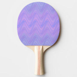 Purple Pink Wavy Lines Pattern Tischtennis Schläger