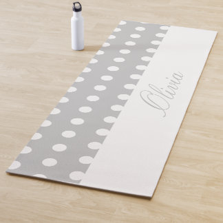 Purple Poka Dots Yogamatte