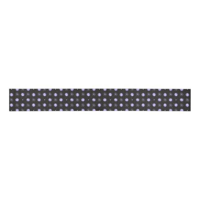 Purple Polka Dot Star-like Ribbon Ripsband (Vorderseite)