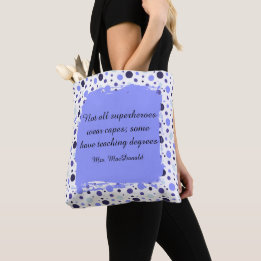 Purple Polka dot teacher appreciation gift