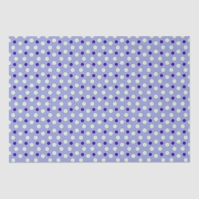 Purple polka dots seidenpapier (Vorderseite)