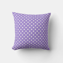 Purple Polkadot,Modern,Throw Pillow Kissen