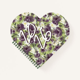 Purple Poppies "Mellow Garden" Notebook Notizbuch